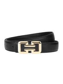 1pc Women's Smooth Buckle Waist Belt, Fashion Casual Retro Versatile High-End Niche Design, Suitable For Jeans, Skirts - Multicolor - View 2