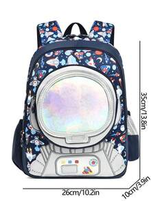 New Cute Cartoon Children Backpack, School Backpack, Travel Backpack For Back To School Season - Multicolor - View 5