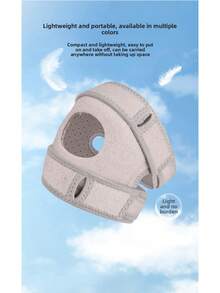 羽毛球专业运动硅胶护膝，髌骨带设计，男女通用，跑步、跳舞等运动均适用，EVA材质，提供膝盖保护。 - 黑色 - 查看 6