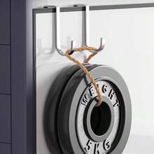 5pcs Double Hook Hangers - Suitable For Bedside, Door, Bathroom & Kitchen Wall | No Drilling Required, Space Saving, Sturdy Adhesive For Bathrobes And Towels - Silver - View 4