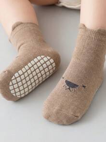 1 Pair Baby Floor Socks Indoor Anti Slip Socks, Cute Cartoon Animal Expressions, Can Be Worn All Year Round, Suitable For Newborns To Learn To Walk - Multicolor - View 16