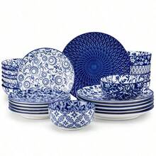 Conjuntos de jantar - Azul - 24 peças - Ver 5