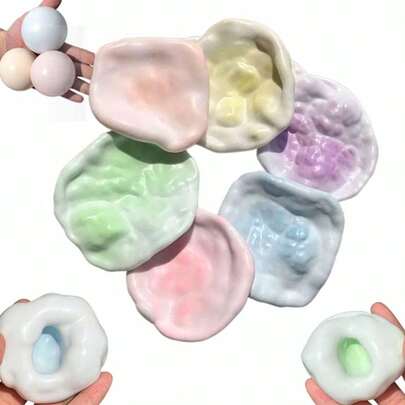 Juguete apretable para alivio del estrés, bola de arroz pegajoso hecha a mano, regalo creativo para aliviar la presión, adecuado para Navidad, cumpleaños, juguetes, estudiantes, sorpresas, Día de San Valentín, Ramadán, Año Nuevo, niños, niñas