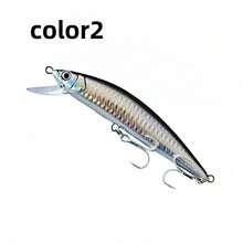 1pc 13cm/40g 欧美热销远投小鱼饵，下沉远投人工鱼饵，仿生鱼饵，适用于淡水和咸水，小鱼饵