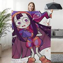 Flannel Throw Blanket,A-Amazing D-Digital Anime Circus Cozy Super Soft Flannel Blanket, Funny Game Theme Warm Throw Blanket For Living Room, Home Decor, Cozy Soft Flannel Blanket & Suitable For Birthday Anniversaries, Valentine's Day, Thanksgiving, Christmas, Halloween, Wedding, New Year Gifts Provide Personalized Ideal Gifts For Her, Him, Family Members, Boyfriends, Girlfriends, Fathers, Family Members, Mothers, Lovers, Daughters, Sons, Grandfathers, Grandmothers, Friends, Classmates And Pets. Sofa, Bed, Car, Bedroom, Living Room, Office, Outdoor Camping, Beach, Wall Decoration, Bedroom Decor,  Halloween Blanket, Fall Decor, Fall Decorations For Home, Christmas Party Theme Blanket, Christmas Decor, Office Decoration - multicolour 23 - 查看 7