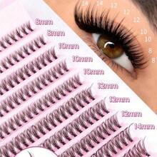 Exquisite European And American Personalized False Eyelashes, Thick Segmented Grafting Eyelashes, Naturally Reusable, Suitable For Daily Lazy People To Wear, Weddings, Dates, Parties, Festivals - màu đen - Xem 9