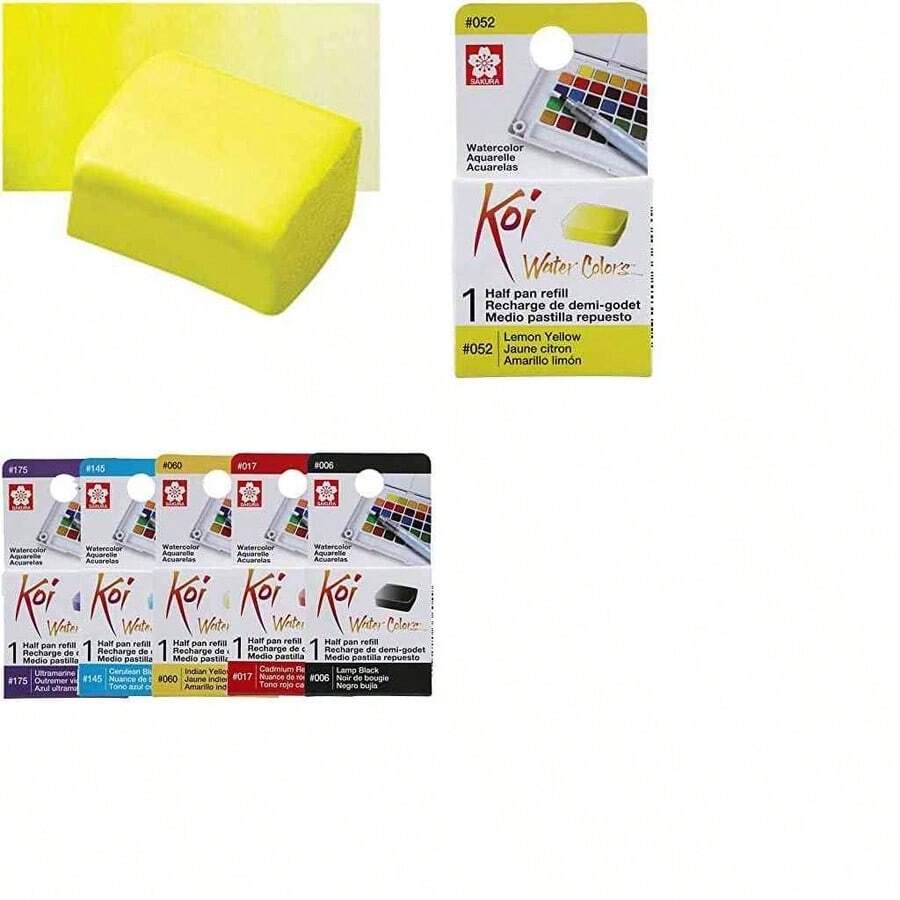 Sakura Repuesto de Acuarela Koi Amarillo (Lemon Yellow) - como se muestra en la figura - Ver 1