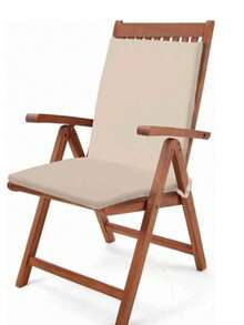 Garden, Balcony & Living Room Chair Cushion With Backrest - Apricot - View 5