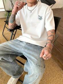 Men T-Shirts - White - View 2