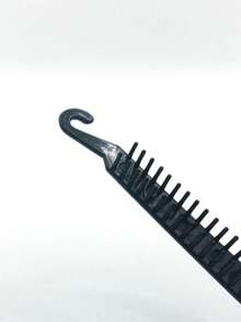 2pcs Heart-Shaped Banana Hair Clips, Black - Can Be Used To Fix Hair And Style, Soft Yet , Suitable For Buns, Ponytails And Updos, Claw Clips, Hair Barrettes - Black - View 10