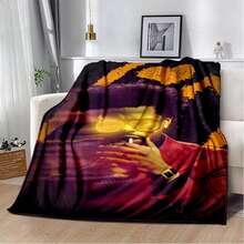 Weeknd X.O Plush Blanket – Soft Cozy Throw Bed, Sofa & Travel - 摩卡棕 - 查看 5
