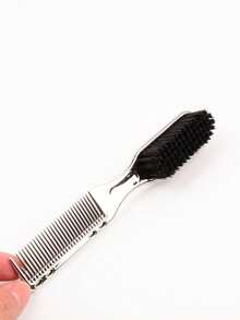 1pc Oil Head Texture Comb, Hair Styling Brush, Hair Cutting And Cleaning Brush - Multicolor - View 8