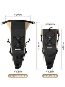 WEST BIKING Bicycle Seat Bag Large Capacity Fully Waterproof Road/Mountain Bike Seat Bag Long-Distance Riding Wear-Resistant And Scratch-Proof Storage Bag - Multicolor - View 8