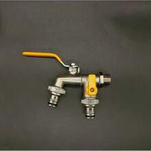 1-Pack Large Flow G1/2 Zinc Alloy Garden Faucet, Ball Valve Body With Larger Water Flow, Suitable For Gardens, Lawns And Terraces, Kitchens And Bathrooms - Multicolor - View 12