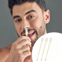 1/3 قطعة مقص شعر الأنف من نوع بريمورو، شفرة مزدوجة الجانب، مقص أنف يدوي 2 في 1 بزاوية دوران 360 درجة، ماكينة حلاقة شعر محمولة، أداة إزالة شعر الوجه صديقة للبشرة مع وظيفة تشذيب دقيقة - متعدد الألوان - مشاهدة 8