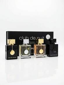 3PCSPerfumes de hombre Set ARMA'F Club d'e Nuit Masculino 4x30ml Parfum esencia de Piña Madera y Bergamota es la elección perfecta de regalo para Navidad Graduación o Fiestas para Hombres modernos Jóvenes o Ejecutivos ideal para mantener frescura en el Metro Sol intenso y Reuniones Perfume feromonas Quick Ship - Múltiples aromas - Ver 5