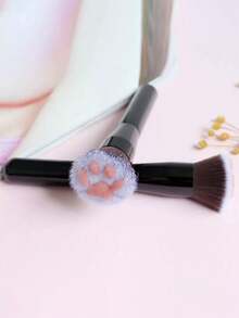 猫爪造型腮红刷 - 粉底刷，专业柔软化妆刷，液体晕染化妆工具，美甲粉刷，腮红刷，多功能化妆刷，柔软毛美容工具刷，粉底刷 - 彩色 - 查看 6