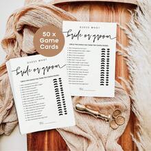 50/20/1 pieza Bolsas de la ciudad de jardín "¿La novia o el novio?" Adecuado para el juego de la ducha nupcial de los invitados, decoración de pasteles, bolsas de recuerdos, decoración de cumpleaños, centros de mesa, bolsas de regalo, relleno, regalos a granel, decoraciones de fiesta, despedida de soltera, ducha nupcial, suministros de boda, recuerdos de boda, regalos de invitados - Adivina quién es la novia o el novio - Ver 5