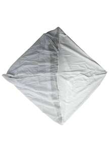 الحجاب الناعم بلون عتيق، الحجاب المرقّع باللون الواحد، وشاح للارتداء اليومي للمسلمات - رقعة بيضاء - مشاهدة 3