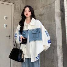 Women Denim Jackets & Coats - White - View 3