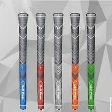 天然橡胶高尔夫球杆握把，适用于铁杆和木杆杆身，高尔夫挥杆训练器 - 标准/中号 - 彩色 - 查看 2