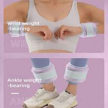 1/2个加重沙袋，可负重腿部和脚踝，适用于跑步、舞蹈和有氧训练 - 有氧运动器材 - 彩色 - 查看 6