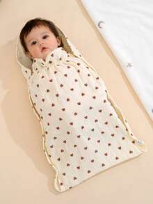 1pc 0-3 Months Baby Swaddle Blanket, Newborn Swaddle Wrap, Hospital Receiving Blanket, Wearable Infant Blanket, Baby Swaddle Wrap, Easy Change Swaddle, Wearable Baby Blanket, Infant Swaddle - Swaddling - View 9