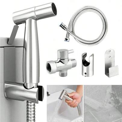 Handheld Douche Bidet Toilet Jet Spray Muslim Hygienic Shattaf Shower Kit NEW