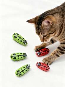 1个自动颤动互动猫玩具 - 彩色 - 查看 3