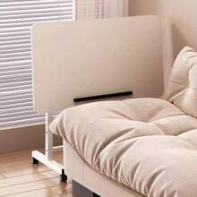 3 Colors, Adjustable Height, 360° Swivel Folding Desk On Wheels With Sturdy Frame, Suitable For Home Office Space, Dorm Room, Study, Small Apartment - màu đen - Xem 6