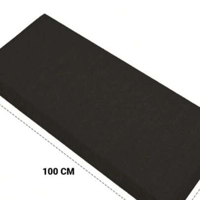 Indoor & Outdoor UV-Resistant Bench Cushion – Black, 100*50*8 Cm | Chair Cushion In Der Turkei