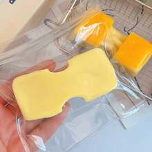 Realistic Pretend Play Stretchy Cheese Mochi Squishies, Super Soft Squishy Stress Relief Squeeze Toy - Multicolor - View 6