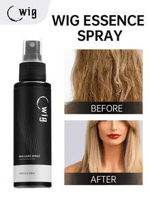 Professional Wig & Real Hair Care Set - Easily Detangles, Smoothens Frizz, Repairs Damaged Wigs, Leaving Them Soft And Silky. The Set Includes A No-Rinse Hair Spray And A Dual-Purpose Wide-Tooth Comb. The Lightweight, Non-Greasy Formula Enhances Shine And Silkiness, Extending The Lifespan Of Synthetic Fiber And Human Hair Wigs. Suitable For Daily Wear, Cosplay, Parties, Salon Styling, Hair Care, Travel, And Long-Term Wig Maintenance. - 100ml - 查看 11
