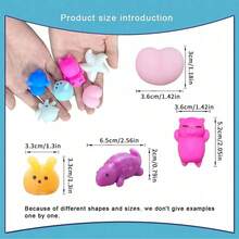 5/10/30/50/120pcs Foam Soft Squeeze Toys Party Favors, Mini Cute Soft Squeeze Toys For Classroom Prizes, Stress Relief Toys, Christmas Easter Egg Fillers Kids Gifts, Random Colors And Styles - Multicolor - View 8