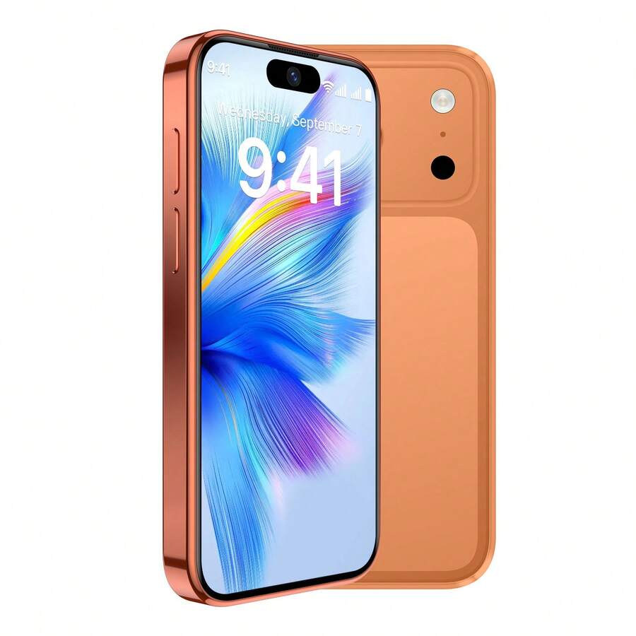 4G Network Mini Smart Phone - Android 12 System. 2000mAh Battery. 3GB + 32GB. 2MP Front And 5MP Rear Cameras. Downloads App Via Wi - Fi. Black / Blue / Orange. Valentine's Day Gift. Mini Phone. - Orange - View 1