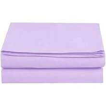 Elegant Comfort Sábana encimera, Antiarrugas, Antimanchas, 100% hipoalergénica, Tradicional, , , 1(California King Lavanda) - Multicolor - Ver 2