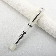 金豪58D透明亚克力旋转笔帽钢笔，学生书写笔 - 58D - 查看 13