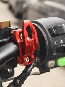 (Color de llave aleatorio) 1 pieza Gancho universal para casco de motocicleta de aleación de aluminio CNC, Gancho colgante de equipaje para pedal de motocicleta, Accesorio de gancho multifunción, Adecuado para modificación de gancho de acelerador de aleación de aluminio PCX160/150 PCX125 - Multicolor - Ver 9