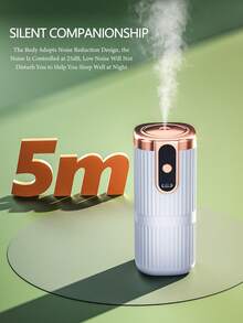 1pc 50ml Luxury Lavender Bathroom Aroma Diffuser USB Rechargeable 5 Timing Spray Modes Wall-Mounted & Desktop Design For Hotel Aromatherapy Machine Home Air Freshener Car Air Freshener Bedroom Essential Oil Diffuser - White Gold Plating - View 5