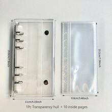 A6 Half-Size Sticker Storage Album, Loose-Leaf Planner, Tape Cutter, Membrane Separator, Notes, Photo Album Materials Collection - Multicolor - View 16