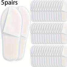 5 đôi/10 đôi dép dùng một lần, mềm mại và thoáng khí với đế dày chống trơn trượt, thích hợp sử dụng tại nhà, khách sạn hoặc khi đi du lịch. - Nhiều màu - Xem 6
