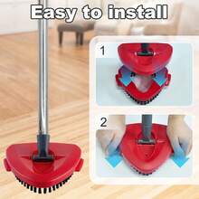 Mop Heads Replacement For Ocedar, Mop Replace Head For Ocedar EasyWring 1 Tank, Microfiber Spin Mop Refills, Include 5 Spin Mop Replacement Head Deep Cleaning Machine Washable With 2 Scrubber Mop Head - 白色和綠色 - 查看 5