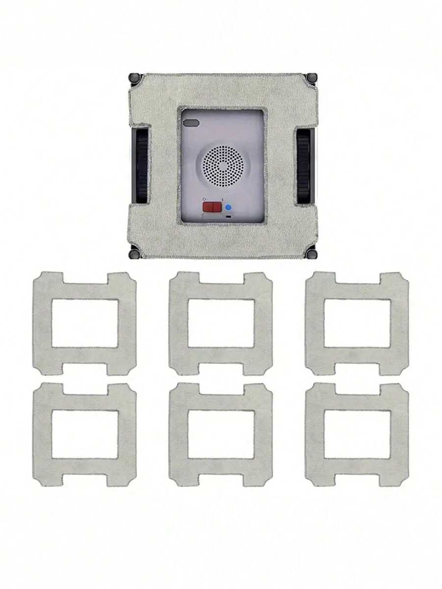 1/2片装超细纤维清洁布，可重复使用，干湿两用，兼容W1(Pro)、W1S(Pro)、W1Smax、W2(Pro)、W960、WG819-1 - 彩色 - 查看 1