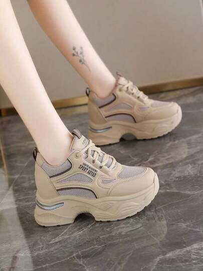 女士厚底厚底运动鞋，小码厚底鞋，真皮鞋面，时尚舒适，秋冬季热门旅行鞋