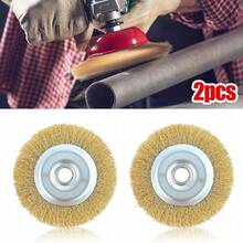 2Pc Replacement For Ryobi RAC814 Wire Brush Fits For RY18PCA-0, OPC1800, OPC1815 UK - one-size - View 2