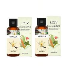LZJV 2 paquetes de 100ml*2/3.4fl.Oz*2, 30ml*2/1.0fl.Oz*2 | Aceite Esencial de Vainilla Premium | 100% Puro y Natural, Hidratante | Apto para todo tipo de piel, Cuidado Facial y Corporal | Sin perfume, Natural, Hidratante | Ideal para difusores, humidificadores, gran regalo - vainilla - Ver 12