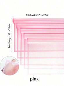 20pcs Floral Wrapping Paper, Korean Style Bouquet Wrapping Paper, Handmade Packaging Decorative Floral Material, 23 Inch X 23 Inch, Wrapping Paper, Tissue Paper, Bouquet Supplies, Pink Tissue Paper, Bags And Packaging, Multicolor Wrapping Paper, Valentine's Day Wrapping Paper, Birthday Art Paper Crafts, Easter, Mother's Day, Graduation, Packaging, Crafts, Tassel Flower Wreath (Transparent Black) Mother's Day Graduation - 透明粉末 - 查看 9