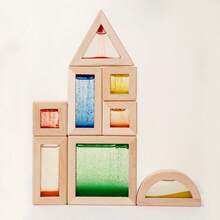 Bộ đồ chơi xếp hình bằng gỗ giúp trẻ em phát triển giác quan, nhận biết màu sắc và hình dạng, đồ chơi xếp hình sáng tạo, phù hợp cho bé trai và bé gái, trò chơi rèn luyện giác quan, quà tặng sinh nhật và ngày thiếu nhi. - Nhiều màu - Xem 8