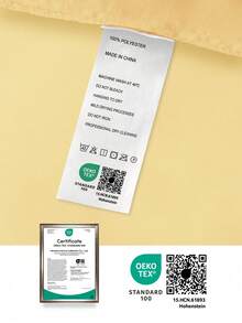 Festival Exclusive Gold-Plated Satin Duvet Cover Set (2/3 Piece), Includes 1 Duvet Cover + 1/2 Pillowcase, Enjoy Silky Smooth & Breathable Feel. Fits All Bed Sizes Effortlessly, Machine Washable, Oeko-Tex Gold Certified For & Skin-Friendly. Romantic Ruffle Trim Paired With Elegant Gold, Adds A Touch Of Luxury To Your Festival Bedding. - Gold - View 10