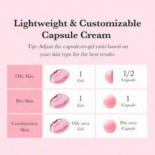 Salmon DNA PDRN Collagen Capsule Cream, Face Moisturizer | Lightweight Moisturizing Cream | PDRN, Niacinamide For Uneven Skin Tone, Glow Hydration | Korean Skin Care 1.94 Oz - Multicolor - 查看 5